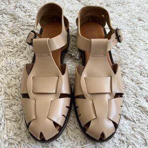 Hereu
Pesca leather sandals
sand beige